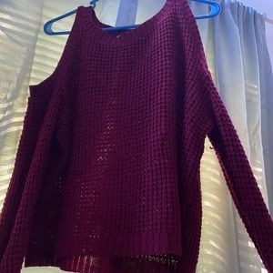 Off the shoulder sweater.🙂